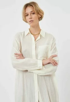 Minimum Lydialine- Blousejurk - Broken White