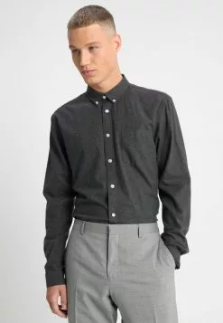 Minimum Jay - Overhemd - Carbon Melange