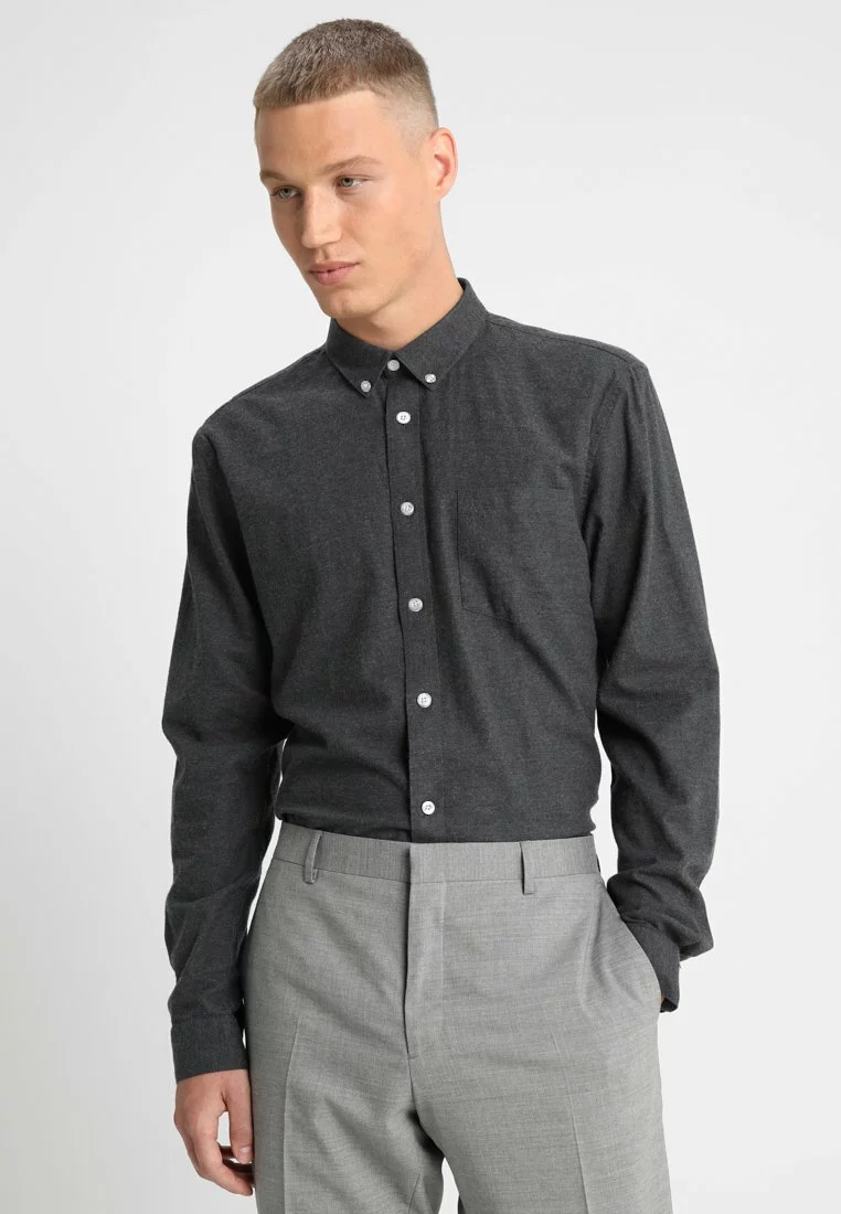 Jay - Overhemd - Carbon Melange Minimum Jay - Overhemd - Carbon Melange -Minimum Winkel 193e3d745600405fbb83f3b54f70ae5a
