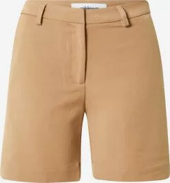 Minimum Shorts Slimfit Chino LILJANA Dames Lichtbruin