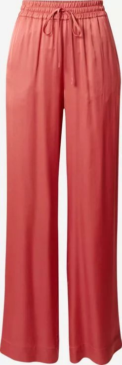 Minimum Pantalons Loosefit Broek Dorola Dames Bloedrood
