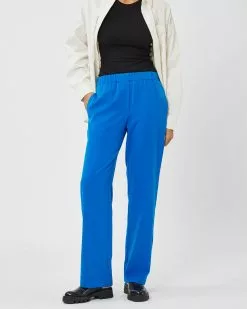 Minimum Pantalons Loosefit Broek Leeroy Dames Blauw -Minimum Winkel 2aa64a3c3f3d2f396226c3f63c9c1598