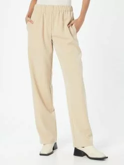 Minimum Pantalons Loosefit Broek LEEROY Dames Beige -Minimum Winkel 2f26aa04f6d52c97eef9288c8fe8ff93