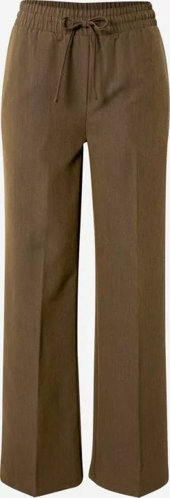 Minimum Pantalons Regular Broek ERYN Dames Olijfgroen