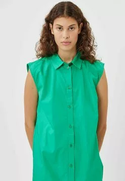 Minimum Zasia - Blousejurk - Deep Mint -Minimum Winkel 3f3f7895973e4f439c81266c699ce42e