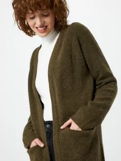 Minimum Vesten Gebreid Vest Kerstin Dames Olijfgroen -Minimum Winkel 4758ad2b3a1374c6780a5ee8f77489de