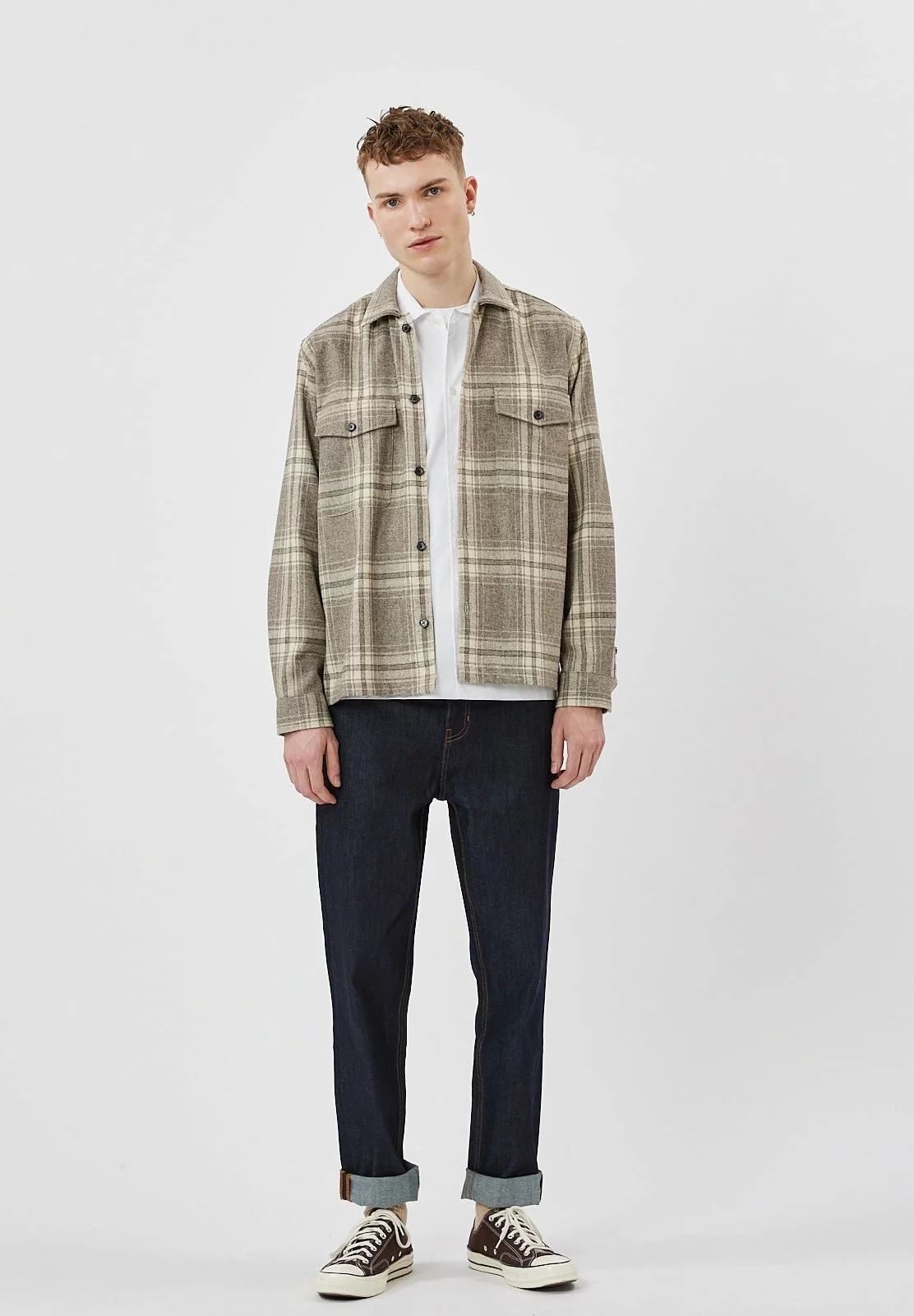 Kendo- Overhemd - Greige Melange Minimum Kendo- Overhemd - Greige Melange -Minimum Winkel 4afadfc2c9c545ef8ee36dd2d2e7e03e