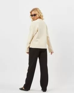 Minimum Vesten Gebreid Vest Trianna Dames Crème -Minimum Winkel 5f9c54bc4bb2e8f51b2d212050c4fa89