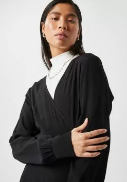 Minimum Wallica - Jurk - Black -Minimum Winkel 6e25e90e0d0b4f7786c4d444d8d4b4f0