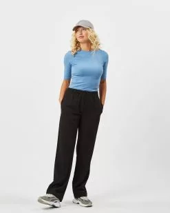 Minimum Pantalons Loosefit Broek Leeroy Dames Zwart -Minimum Winkel 8e6eb769beb7dd510a4a962fd3de7da5