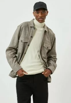 Minimum Kendo - Overhemd - Greige Melange