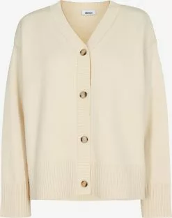 Minimum Vesten Gebreid Vest Trianna Dames Crème