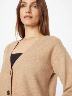 Minimum Vesten Gebreid Vest Dames Camel -Minimum Winkel a5f6fe935a34119f4963e964ed6b147f