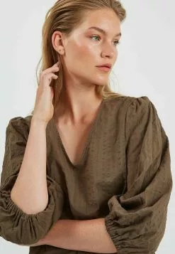 Minimum Felani- Jurk - Brown -Minimum Winkel adabbdf13f2c434cbd489db83ed6c7b5