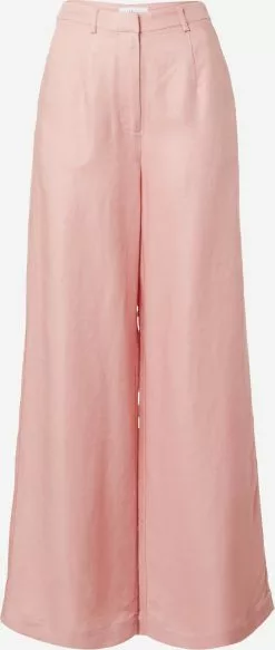 Minimum Pantalons Wide Leg Broek Dames Oudroze