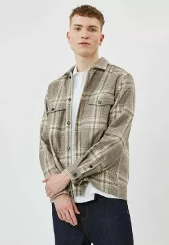 Minimum Kendo- Overhemd - Greige Melange