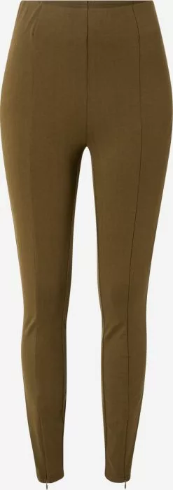Minimum Broeken Skinny Leggings Linosa Dames Olijfgroen