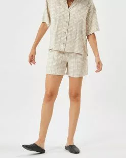 Minimum Shorts Loosefit Bandplooibroek Locoa Dames Beige / Crème 4 Minimum Shorts Loosefit Bandplooibroek Locoa Dames Beige / Crème -Minimum Winkel e3e22824326b72826cb556246b77da32