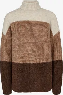 Minimum Coltruien Trui CALINE Dames Lichtbruin / Donkerbruin