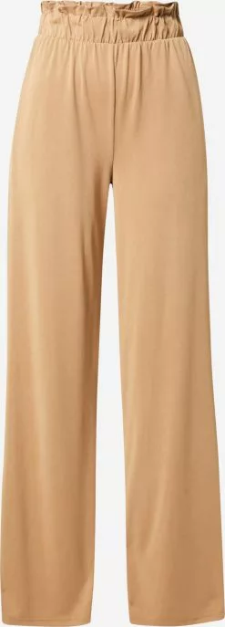 Minimum Pantalons Wide Leg Broek Ardat Dames Lichtbruin