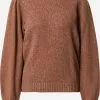 Minimum Fijngebreide Truien Trui GUNNVA Dames Bruin -Minimum Winkel f8d0c6ddcc4e38462c9e49e57d0b3f70