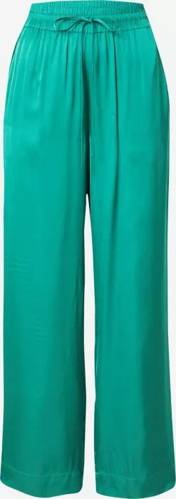 Minimum Pantalons Loosefit Broek Dorola Dames Jade Groen