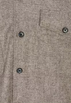 Minimum Kendo - Overhemd - Greige Melange -Minimum Winkel fe846c998ea8408fa90f9ef4777b8fff